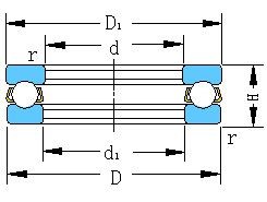  Einseitig wirkende Axial-Rillenkugellager